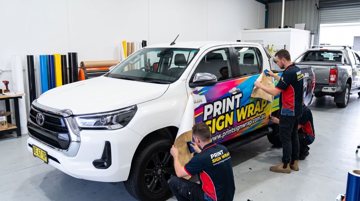 Ute Vehicle Vinyl Wrap
