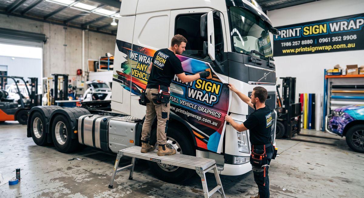 Vinyl Truck Wrap